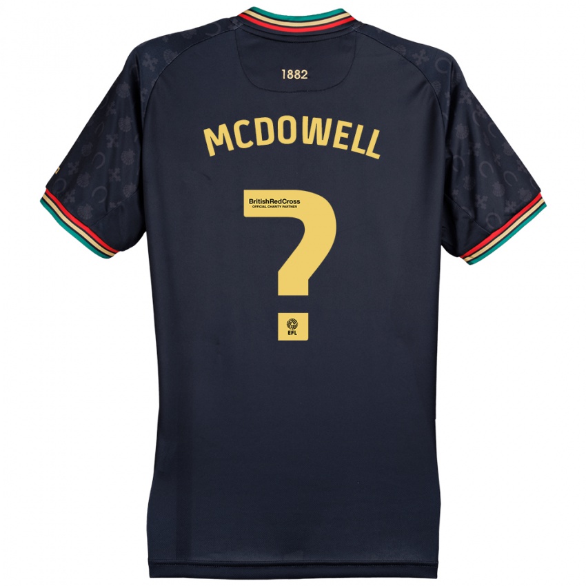 Niño Camiseta Jack Mcdowell #0 Azul Marino Oscuro 2ª Equipación 2024/25 La Camisa