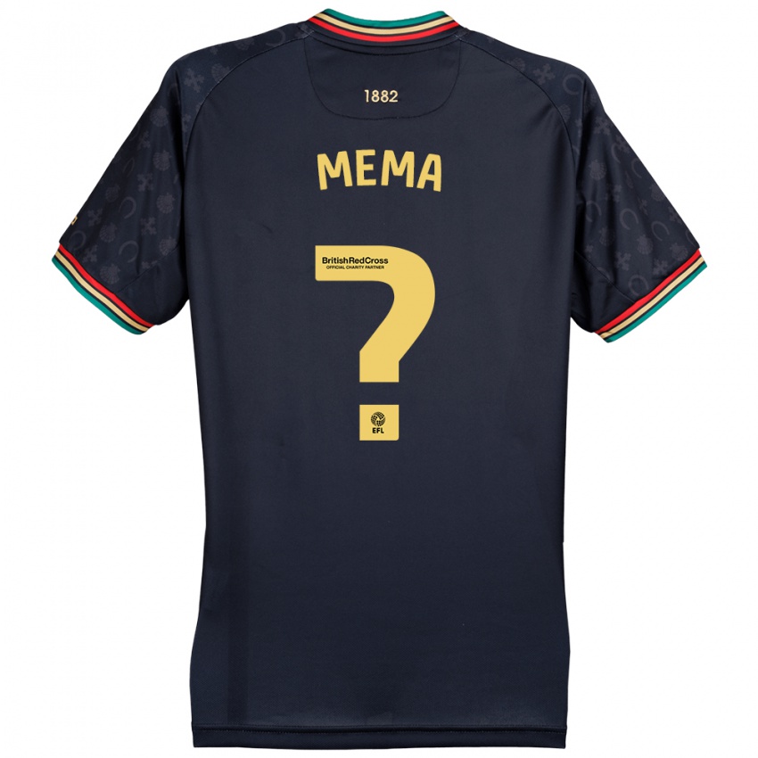 Niño Camiseta Armelindo Mema #0 Azul Marino Oscuro 2ª Equipación 2024/25 La Camisa