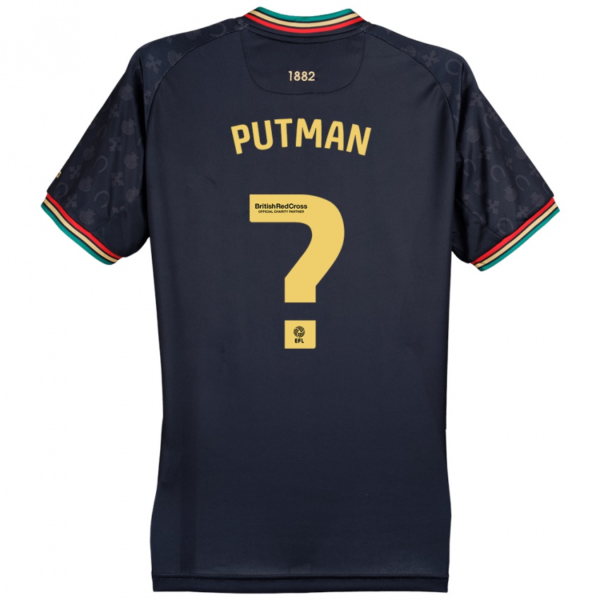 Niño Camiseta Jaiden Putman #0 Azul Marino Oscuro 2ª Equipación 2024/25 La Camisa