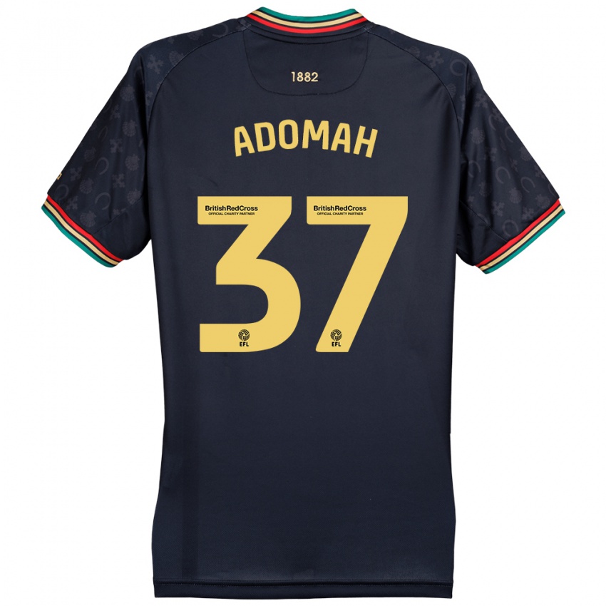 Niño Camiseta Albert Adomah #37 Azul Marino Oscuro 2ª Equipación 2024/25 La Camisa