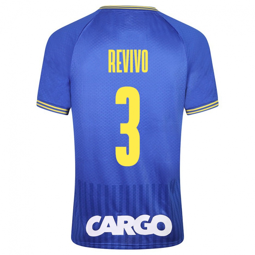 Niño Camiseta Roy Revivo #3 Blanco 2ª Equipación 2024/25 La Camisa