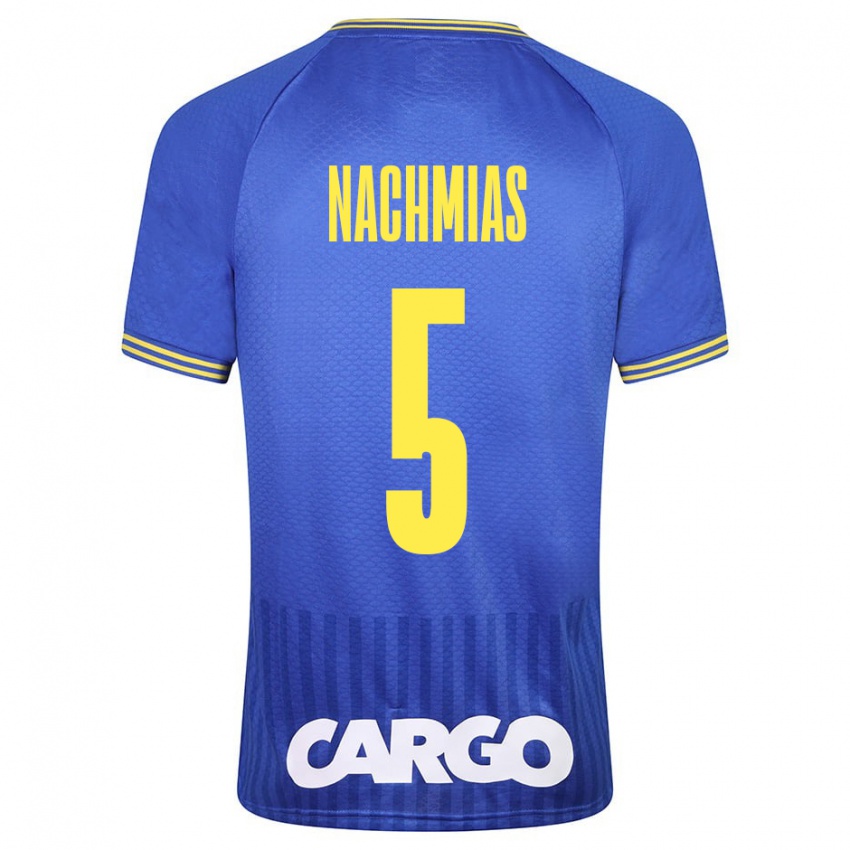 Niño Camiseta Idan Nachmias #5 Blanco 2ª Equipación 2024/25 La Camisa