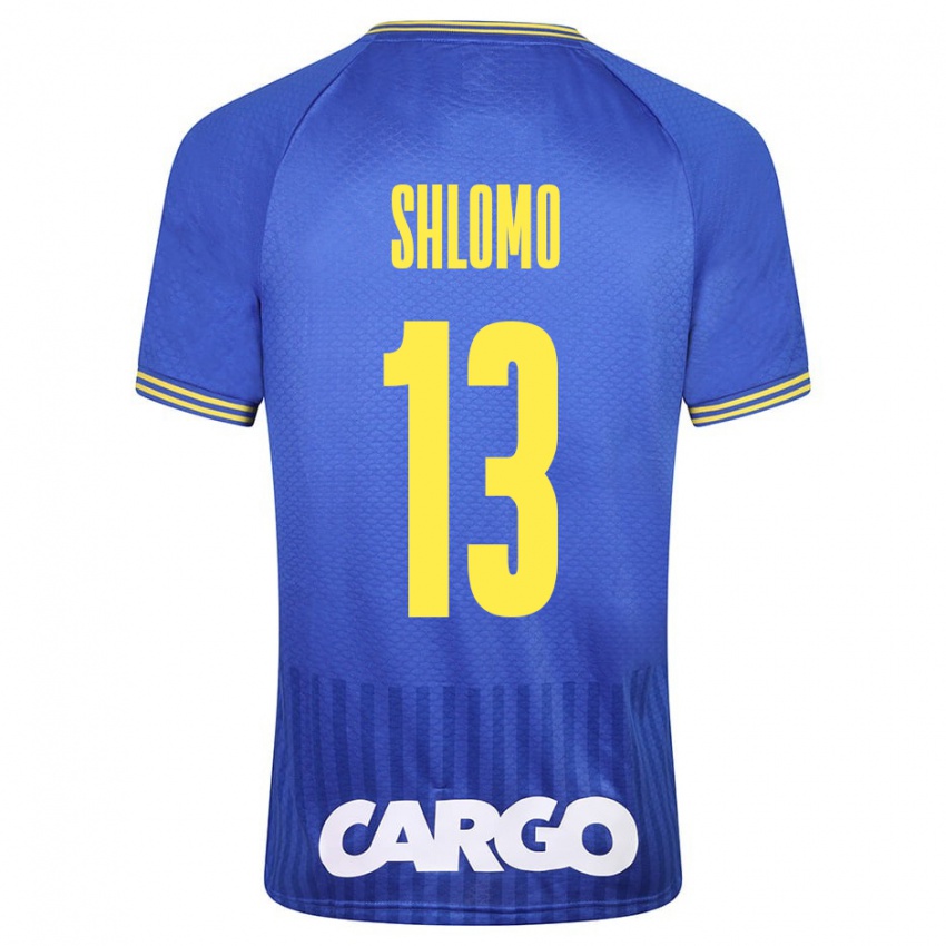 Niño Camiseta Raz Shlomo #13 Blanco 2ª Equipación 2024/25 La Camisa