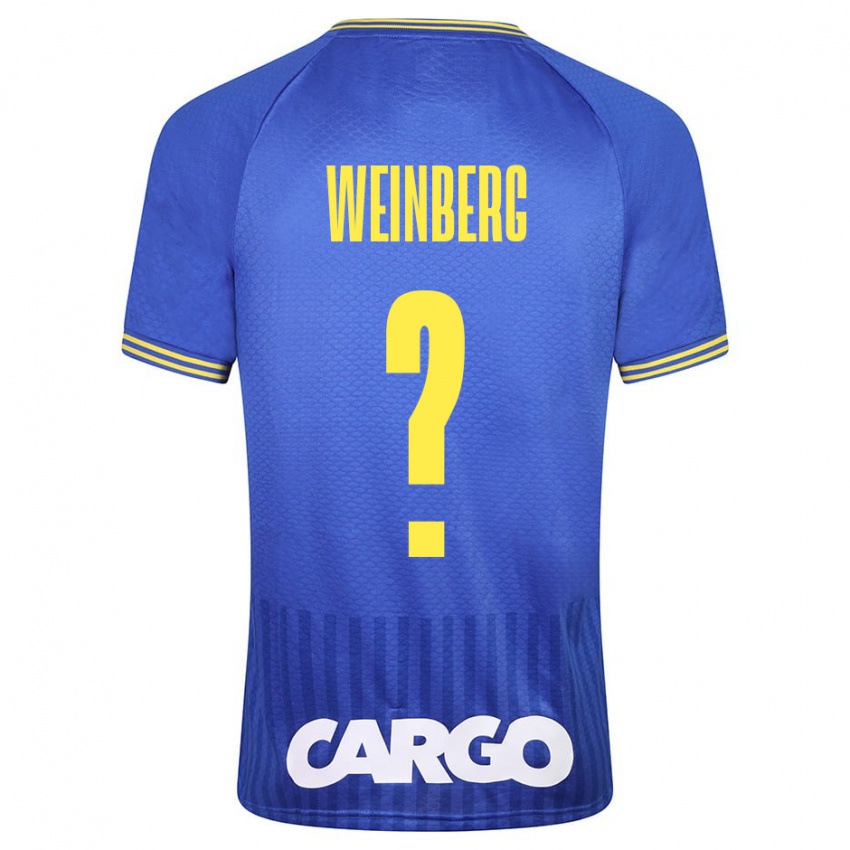 Niño Camiseta Idan Weinberg #0 Blanco 2ª Equipación 2024/25 La Camisa