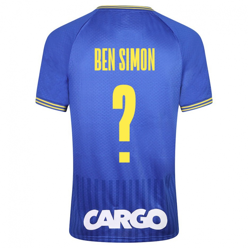 Niño Camiseta Ilay Ben Simon #0 Blanco 2ª Equipación 2024/25 La Camisa