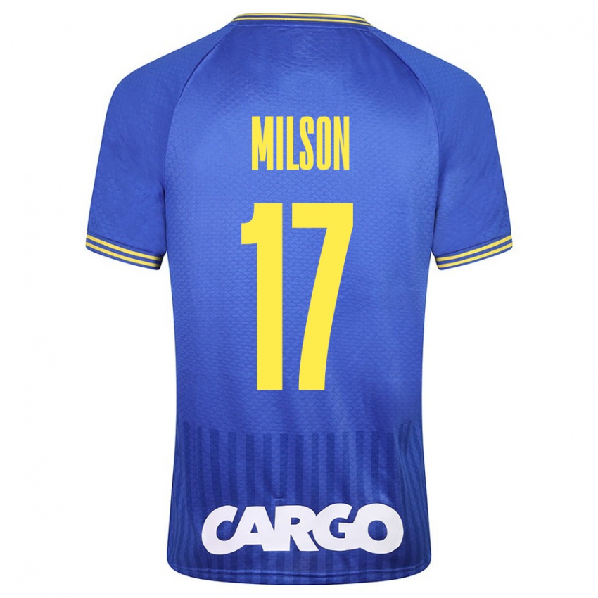 Niño Camiseta Milson #17 Blanco 2ª Equipación 2024/25 La Camisa