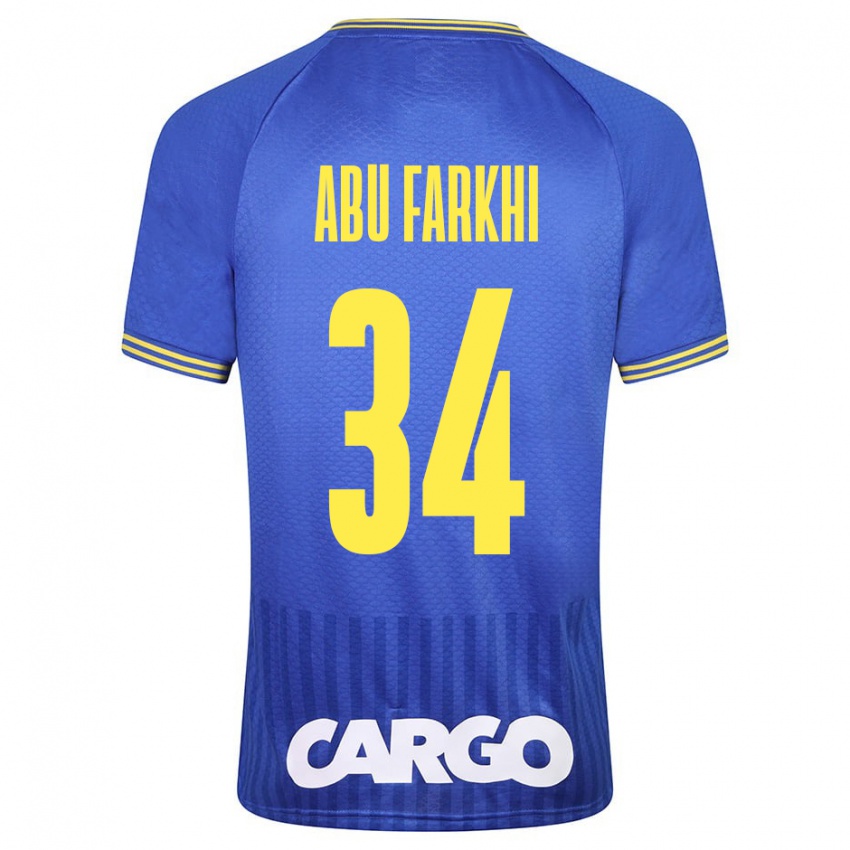 Niño Camiseta Sayed Abu Farkhi #34 Blanco 2ª Equipación 2024/25 La Camisa