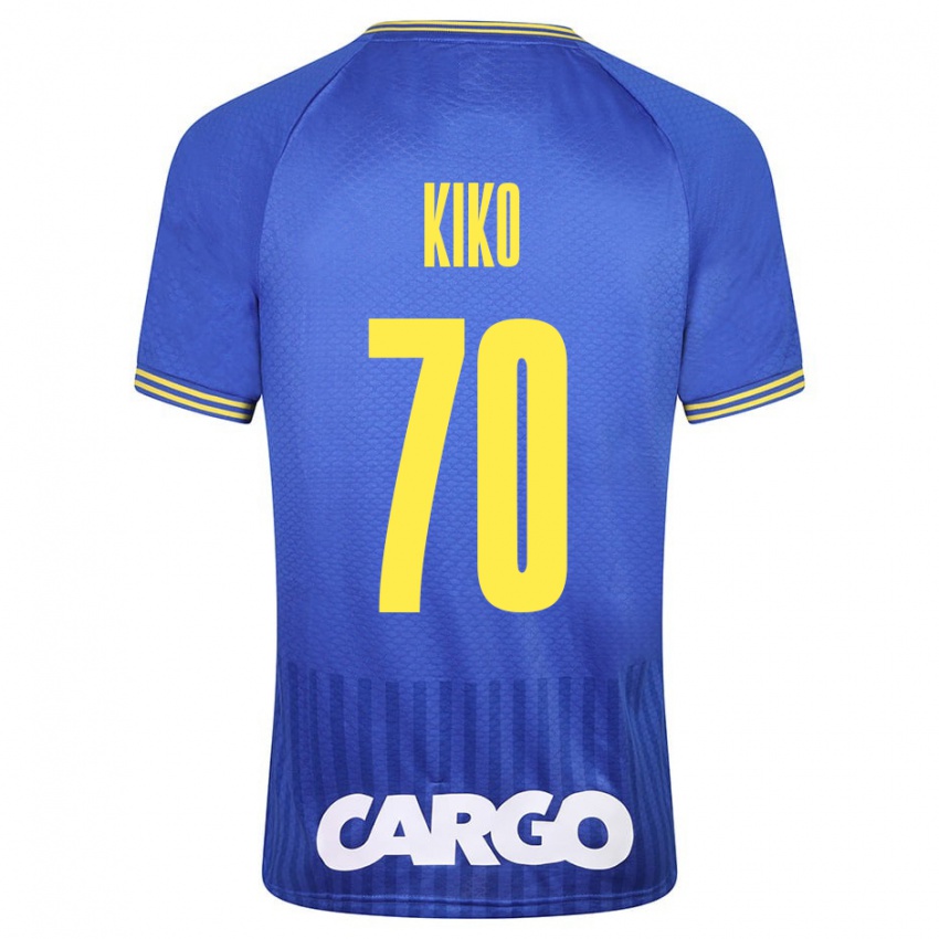 Niño Camiseta Kiko Bondoso #70 Blanco 2ª Equipación 2024/25 La Camisa