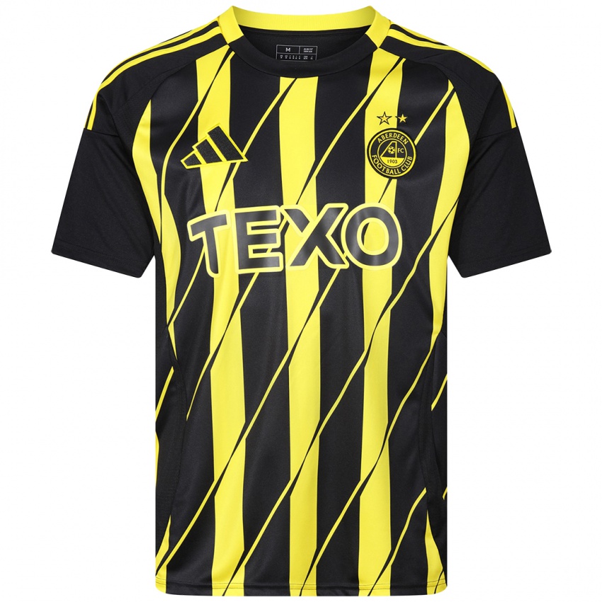 Niño Camiseta Jamie Mcgrath #7 Negro Amarillo 2ª Equipación 2024/25 La Camisa