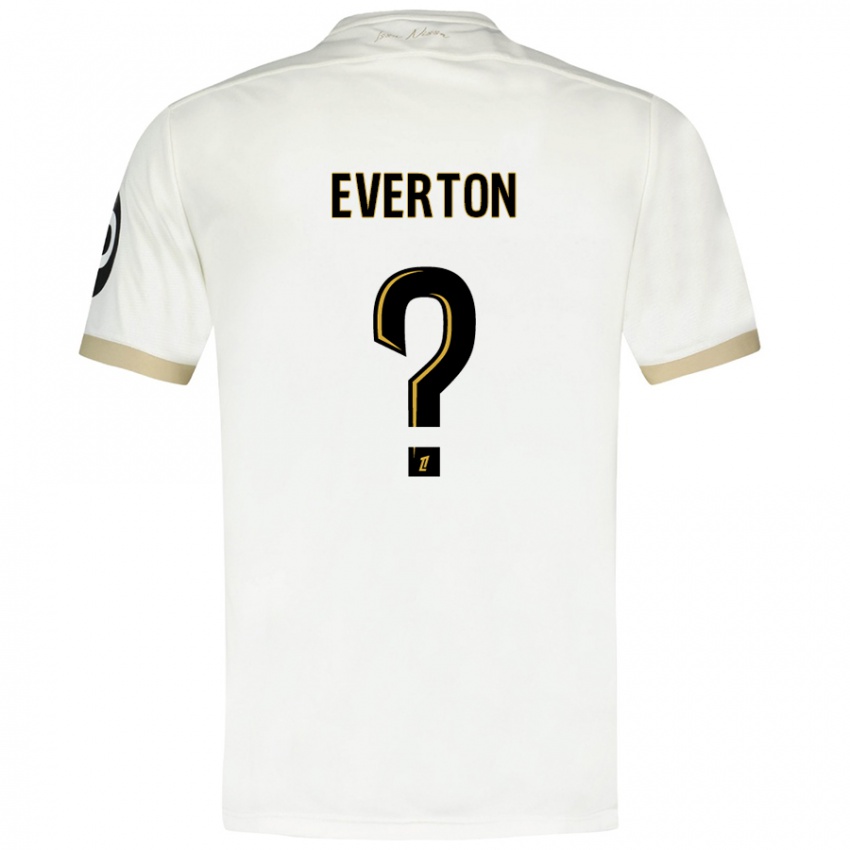 Niño Camiseta Everton #0 Blanco Dorado 2ª Equipación 2024/25 La Camisa