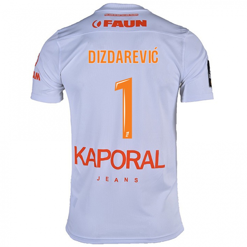 Niño Camiseta Belmin Dizdarevic #1 Blanco 2ª Equipación 2024/25 La Camisa