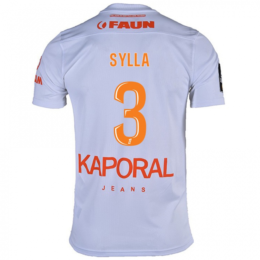 Niño Camiseta Issiaga Sylla #3 Blanco 2ª Equipación 2024/25 La Camisa