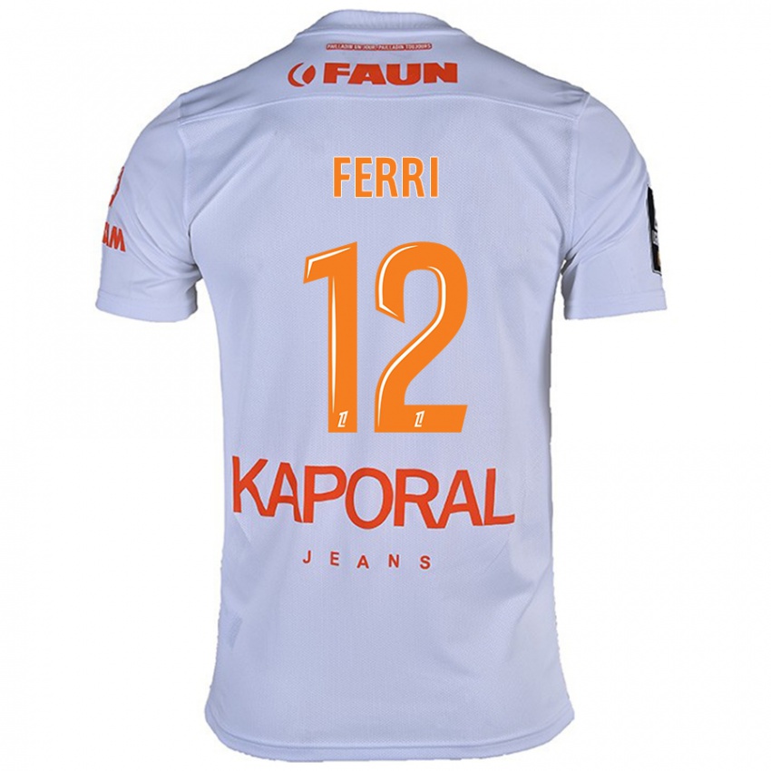 Niño Camiseta Jordan Ferri #12 Blanco 2ª Equipación 2024/25 La Camisa