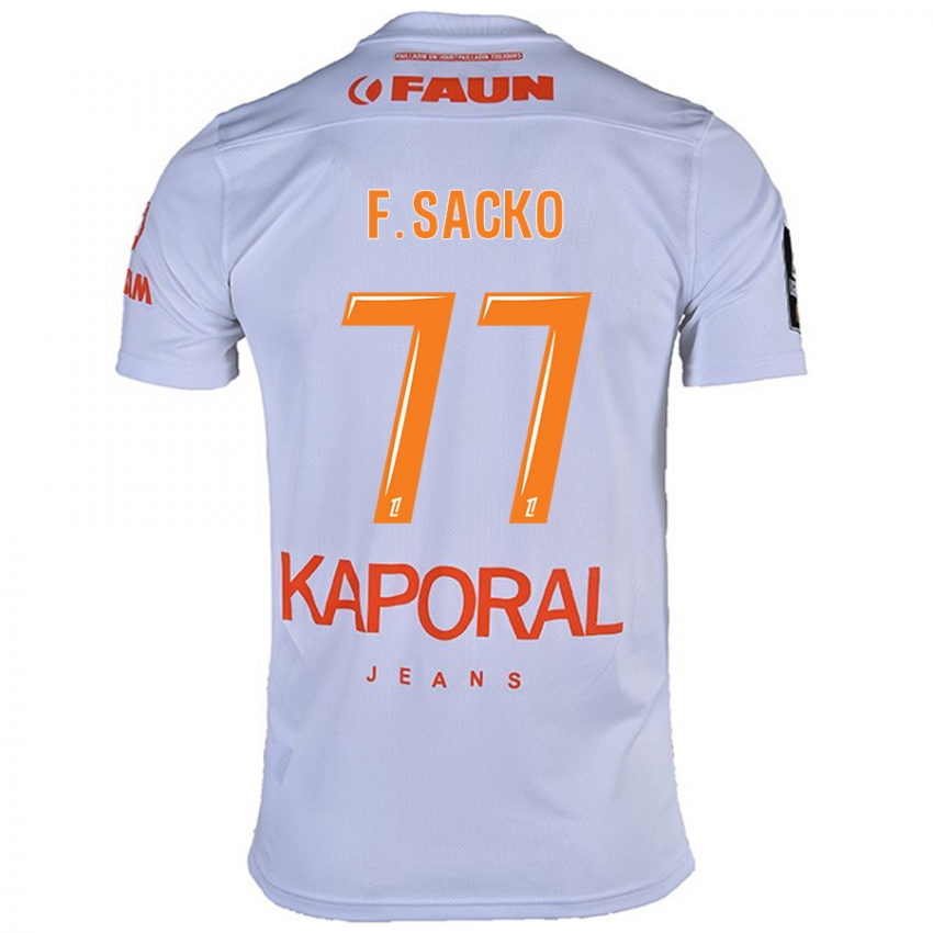 Niño Camiseta Falaye Sacko #77 Blanco 2ª Equipación 2024/25 La Camisa