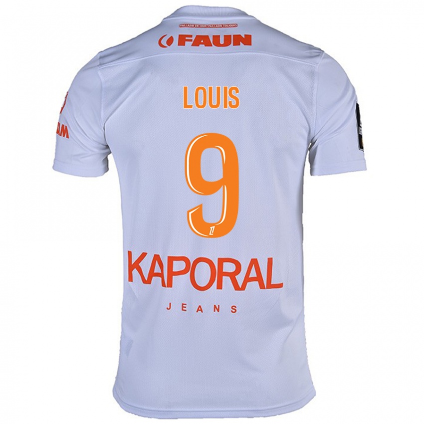 Niño Camiseta Kethna Louis #9 Blanco 2ª Equipación 2024/25 La Camisa