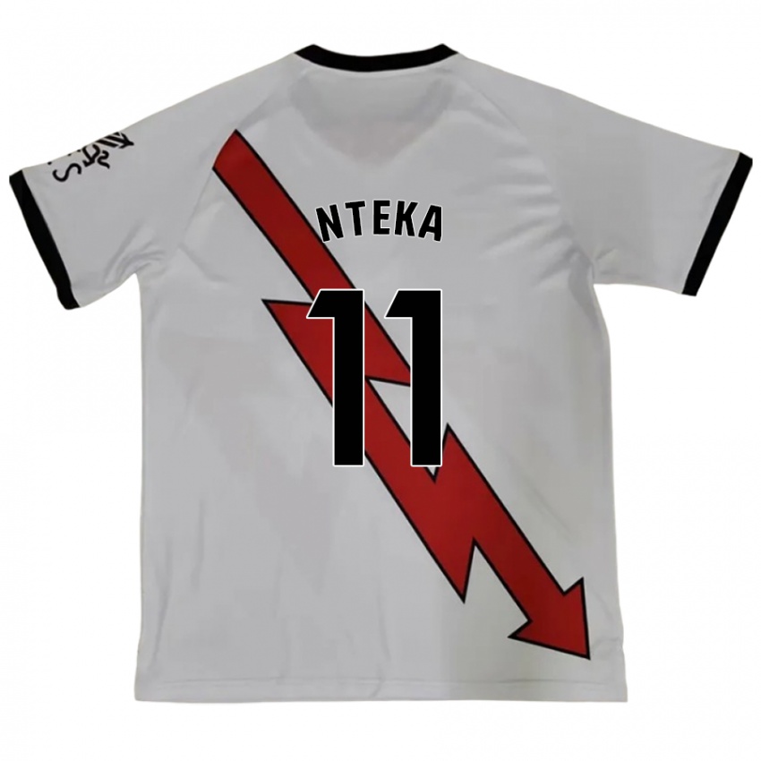 Niño Camiseta Randy Nteka #11 Rojo 2ª Equipación 2024/25 La Camisa