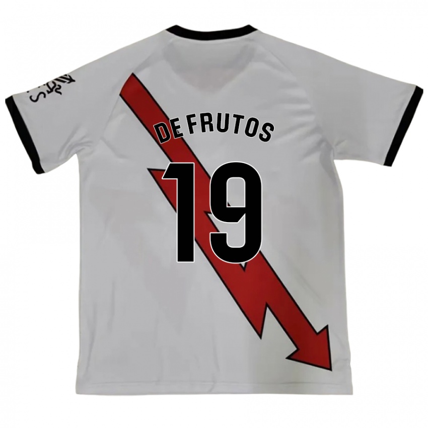 Niño Camiseta Jorge De Frutos #19 Rojo 2ª Equipación 2024/25 La Camisa