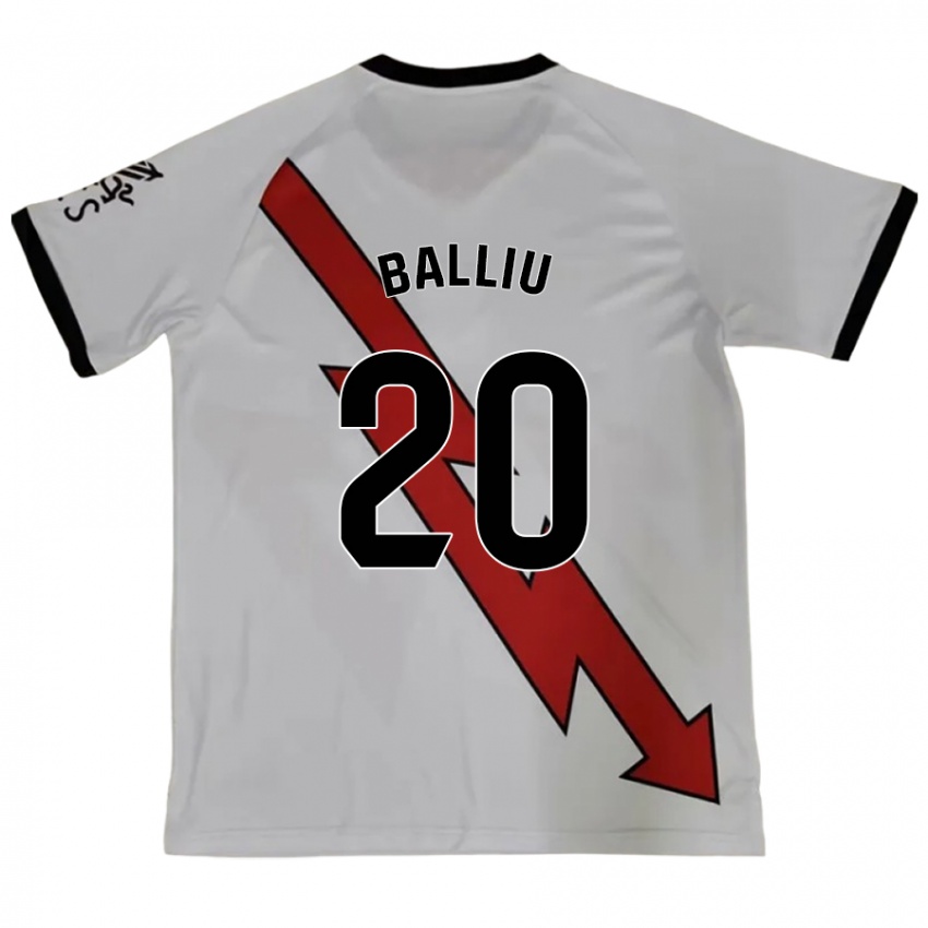 Niño Camiseta Iván Balliu #20 Rojo 2ª Equipación 2024/25 La Camisa