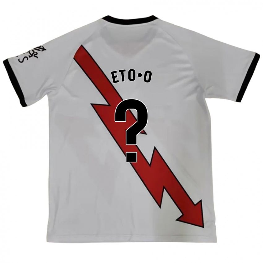 Niño Camiseta Etienne Eto'o #0 Rojo 2ª Equipación 2024/25 La Camisa