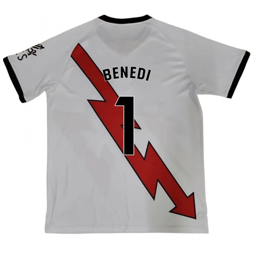 Niño Camiseta Miguel Benedi #1 Rojo 2ª Equipación 2024/25 La Camisa