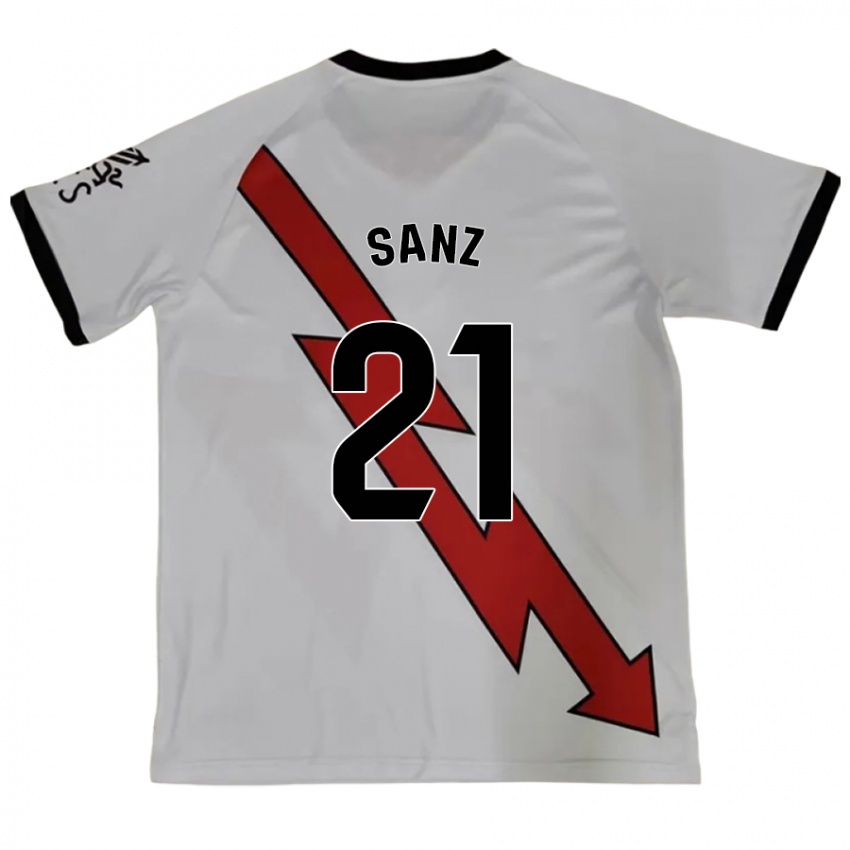 Niño Camiseta Luismi Sanz #21 Rojo 2ª Equipación 2024/25 La Camisa