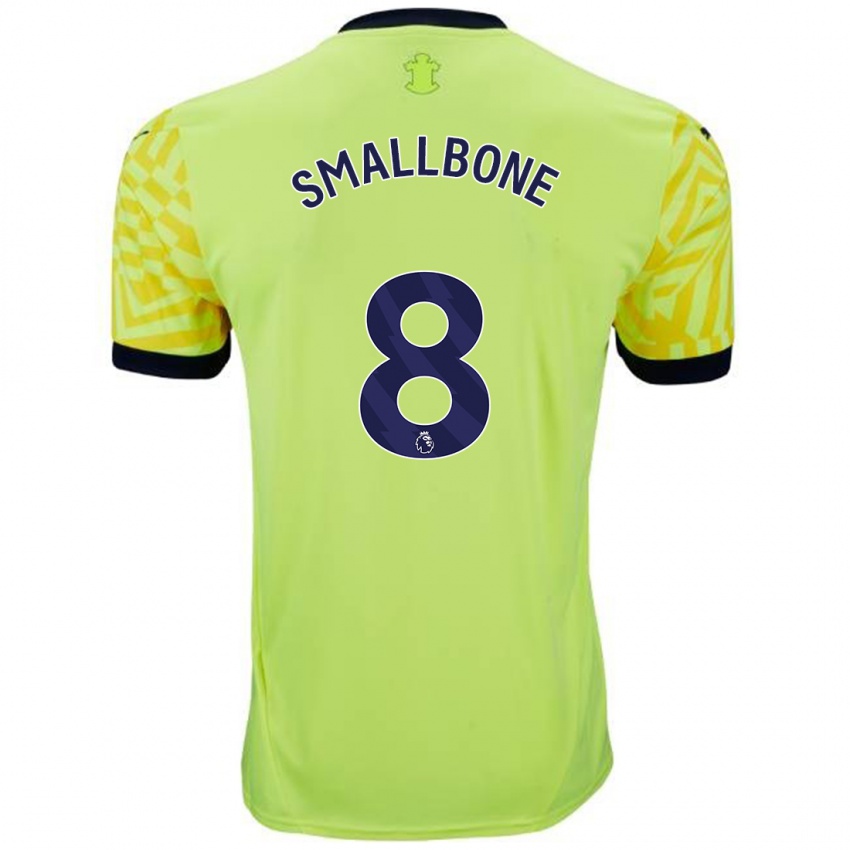 Niño Camiseta Will Smallbone #8 Amarillo 2ª Equipación 2024/25 La Camisa