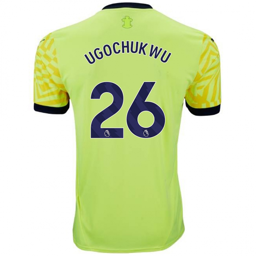 Niño Camiseta Lesley Ugochukwu #26 Amarillo 2ª Equipación 2024/25 La Camisa