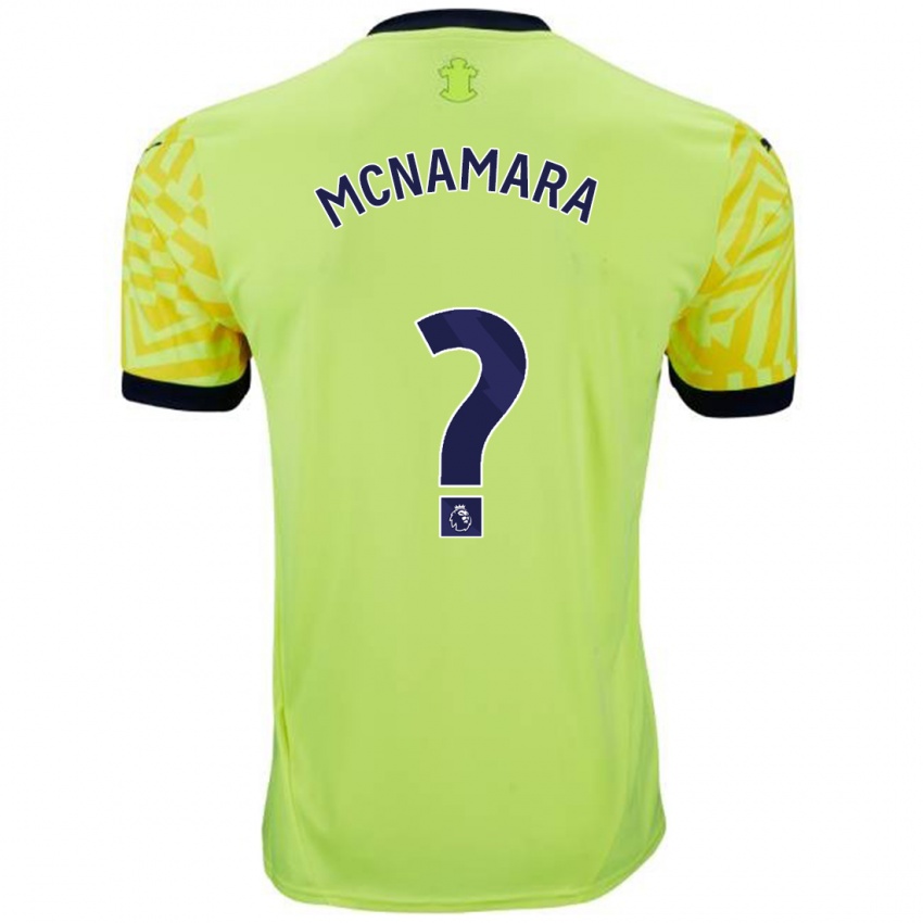 Niño Camiseta Josh Mcnamara #0 Amarillo 2ª Equipación 2024/25 La Camisa