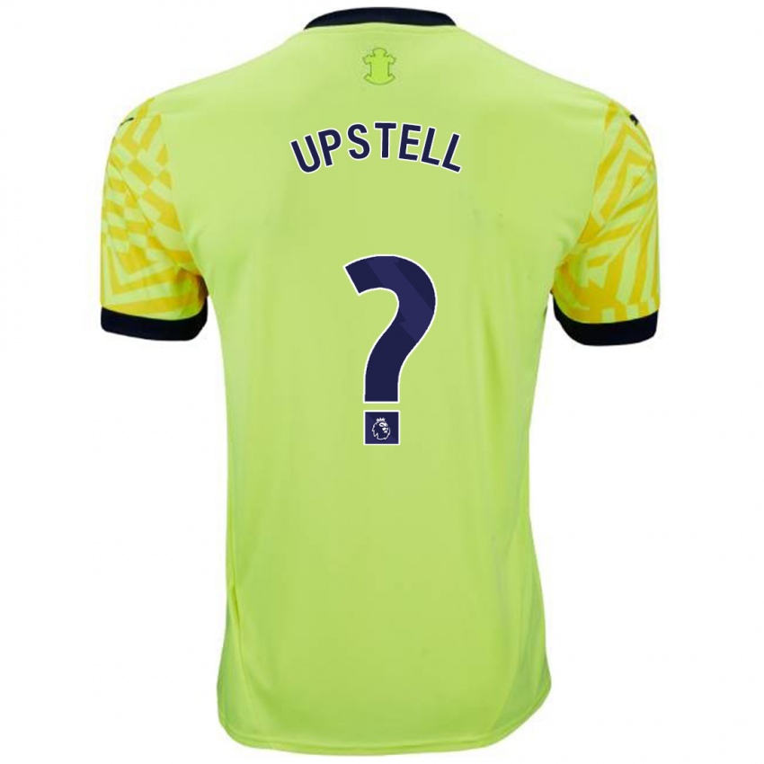 Niño Camiseta Henry Upstell #0 Amarillo 2ª Equipación 2024/25 La Camisa