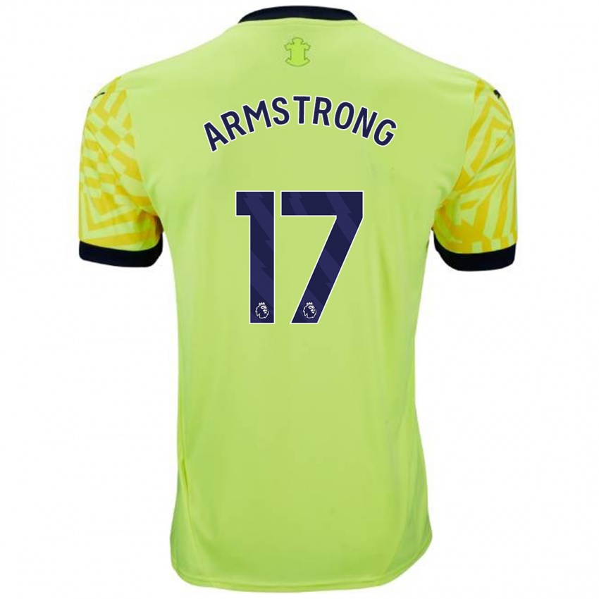 Niño Camiseta Stuart Armstrong #17 Amarillo 2ª Equipación 2024/25 La Camisa