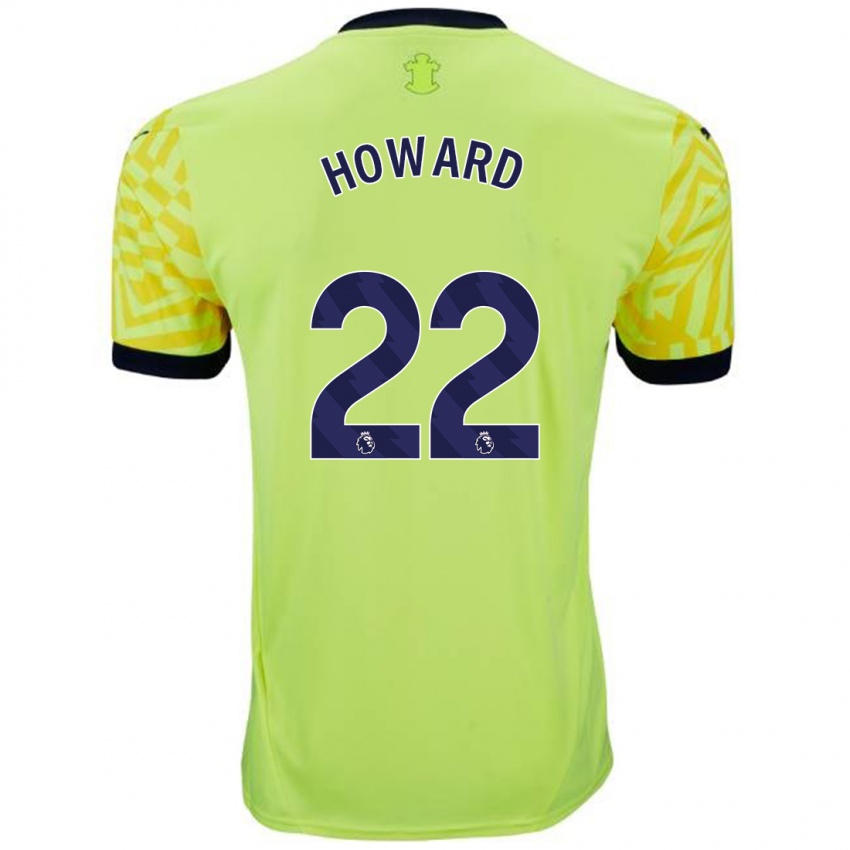 Niño Camiseta Bethany-May Howard #22 Amarillo 2ª Equipación 2024/25 La Camisa