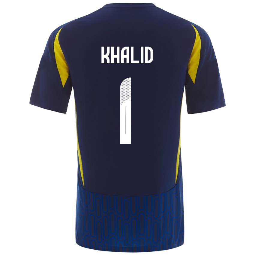 Niño Camiseta Sara Khalid #1 Azul Amarillo 2ª Equipación 2024/25 La Camisa