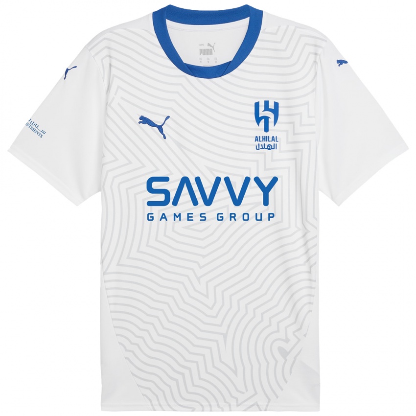 Niño Camiseta Sergej Milinkovic-Savic #22 Blanco Azul 2ª Equipación 2024/25 La Camisa