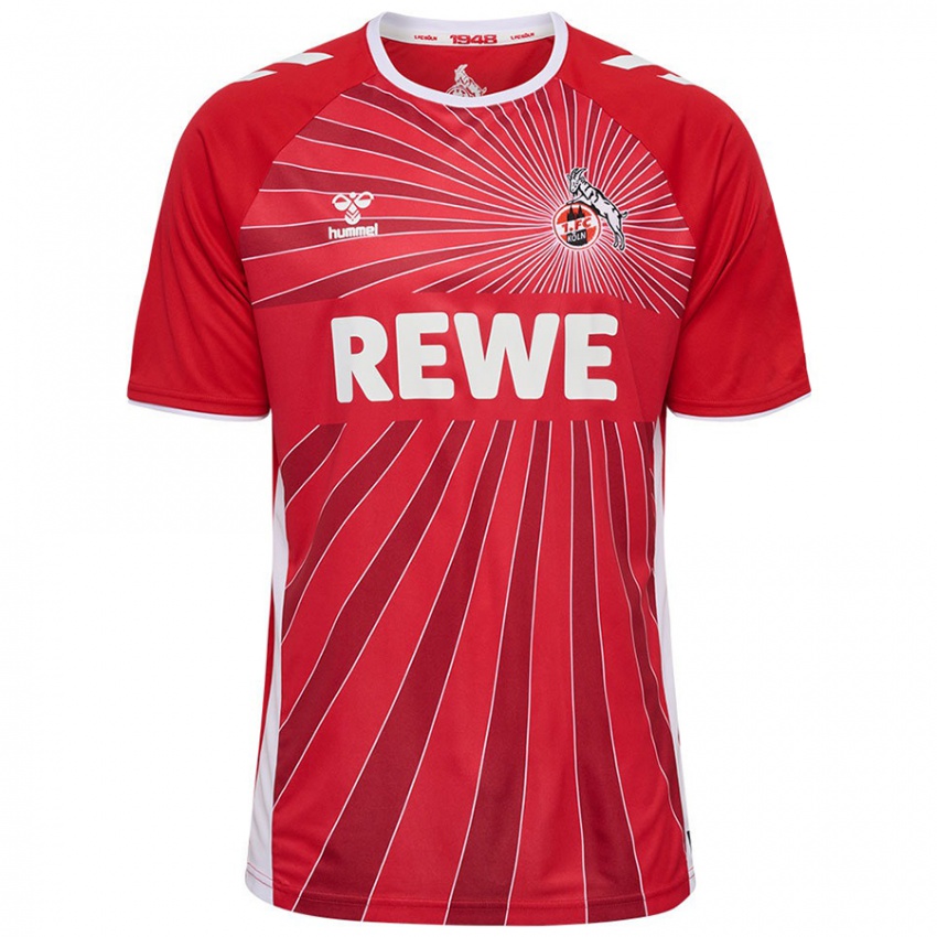 Niño Camiseta Denis Huseinbasic #8 Rojo Blanco 2ª Equipación 2024/25 La Camisa