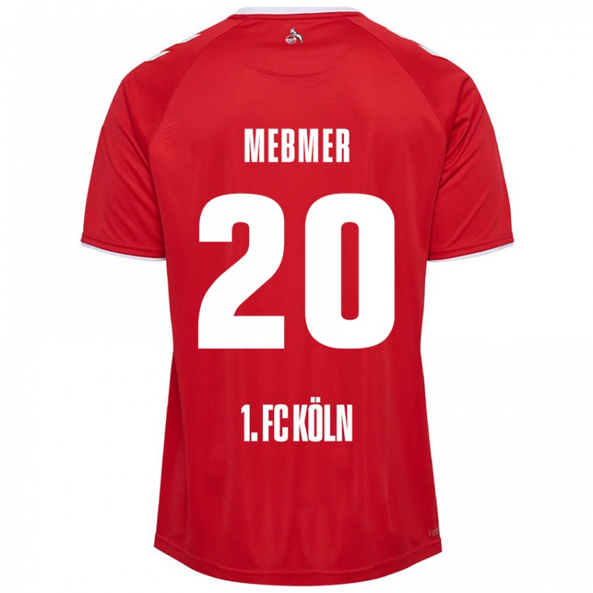 Niño Camiseta Meike Meßmer #20 Rojo Blanco 2ª Equipación 2024/25 La Camisa