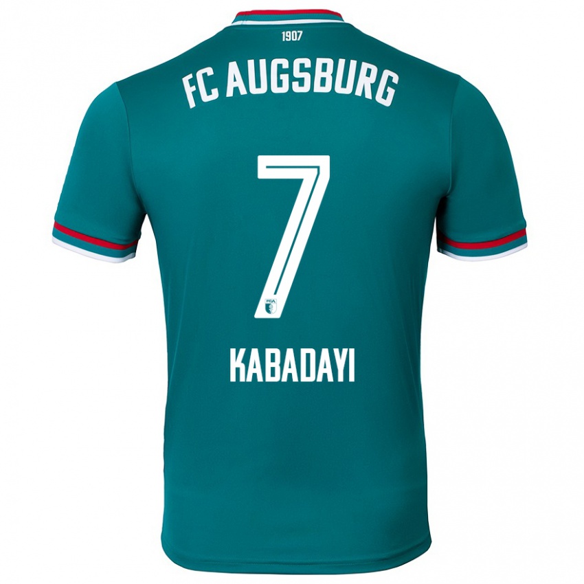 Niño Camiseta Yusuf Kabadayi #7 Verde Oscuro 2ª Equipación 2024/25 La Camisa