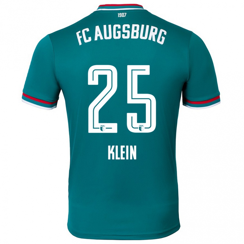 Niño Camiseta Daniel Klein #25 Verde Oscuro 2ª Equipación 2024/25 La Camisa