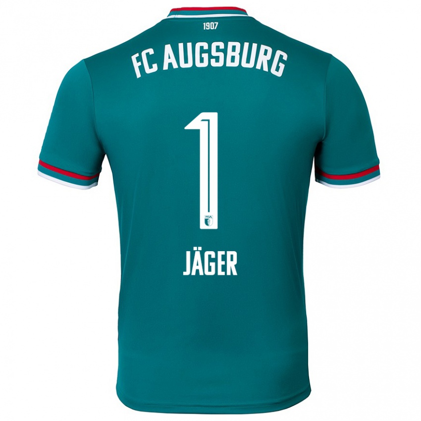 Niño Camiseta Tobias Jäger #1 Verde Oscuro 2ª Equipación 2024/25 La Camisa