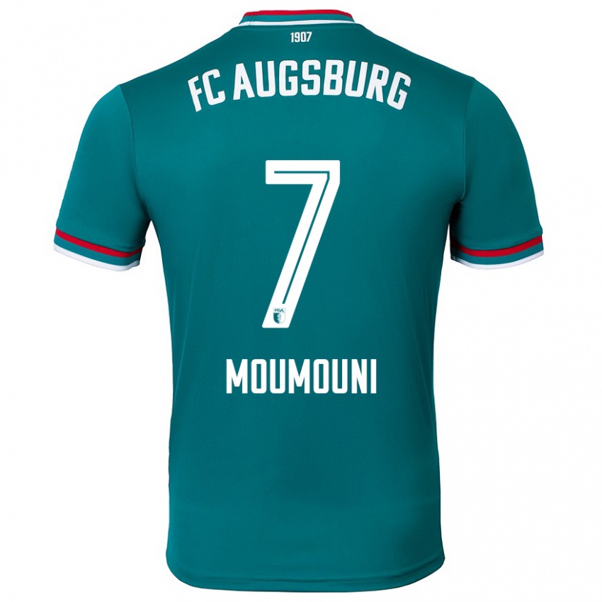 Niño Camiseta Faris Moumouni #7 Verde Oscuro 2ª Equipación 2024/25 La Camisa