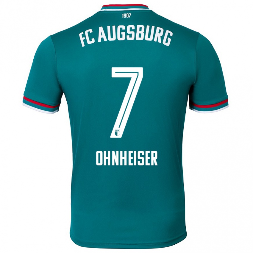 Niño Camiseta Nico Ohnheiser #7 Verde Oscuro 2ª Equipación 2024/25 La Camisa