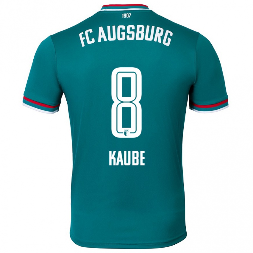 Niño Camiseta Moritz Kaube #8 Verde Oscuro 2ª Equipación 2024/25 La Camisa