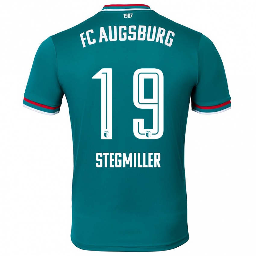 Niño Camiseta Louis Stegmiller #19 Verde Oscuro 2ª Equipación 2024/25 La Camisa