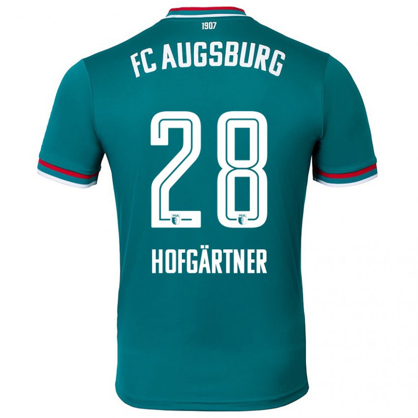 Niño Camiseta Hendrik Hofgärtner #28 Verde Oscuro 2ª Equipación 2024/25 La Camisa