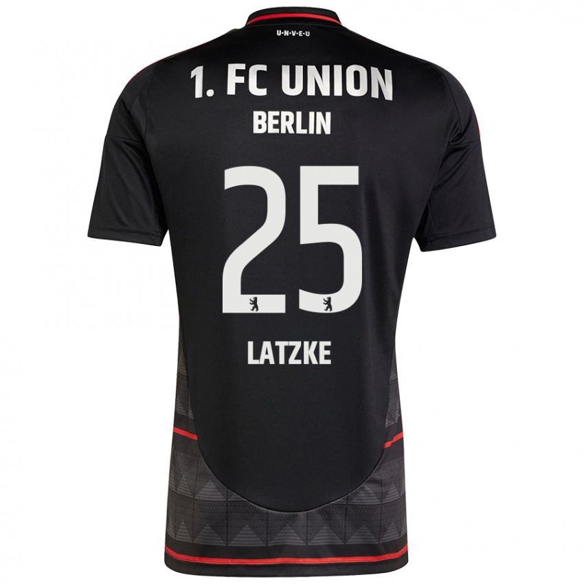 Niño Camiseta Jannes Latzke #25 Negro 2ª Equipación 2024/25 La Camisa