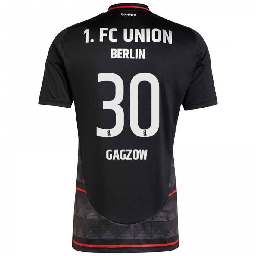 Niño Camiseta Fritz Gagzow #30 Negro 2ª Equipación 2024/25 La Camisa