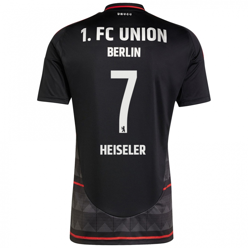 Niño Camiseta Lisa Heiseler #7 Negro 2ª Equipación 2024/25 La Camisa