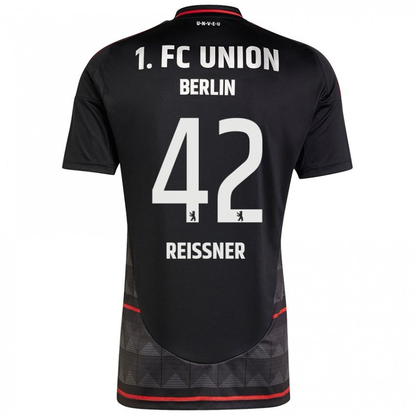 Niño Camiseta Naika Reissner #42 Negro 2ª Equipación 2024/25 La Camisa