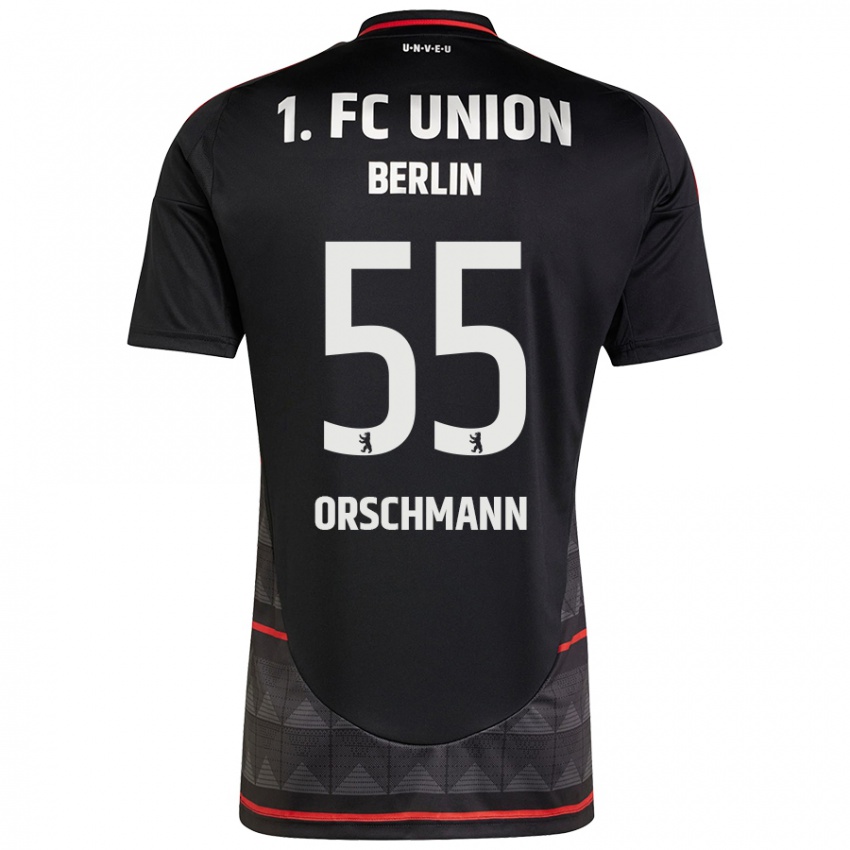 Niño Camiseta Katja Orschmann #55 Negro 2ª Equipación 2024/25 La Camisa