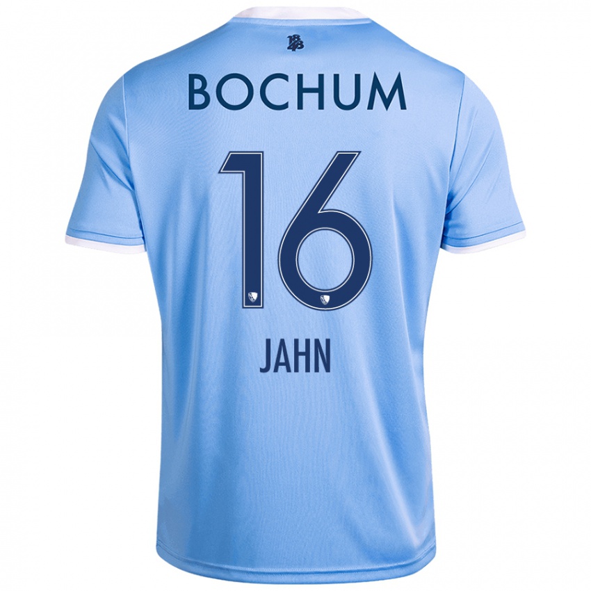 Niño Camiseta Niklas Jahn #16 Azul Cielo 2ª Equipación 2024/25 La Camisa