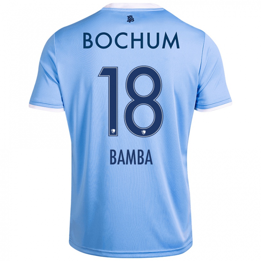 Niño Camiseta Samuel Bamba #18 Azul Cielo 2ª Equipación 2024/25 La Camisa